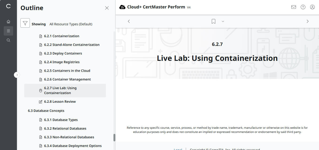 CertMaster Perform de CompTIA Cloud+ (CV0-004)