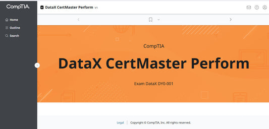 CompTIA DataX CertMaster Perform (V1) 