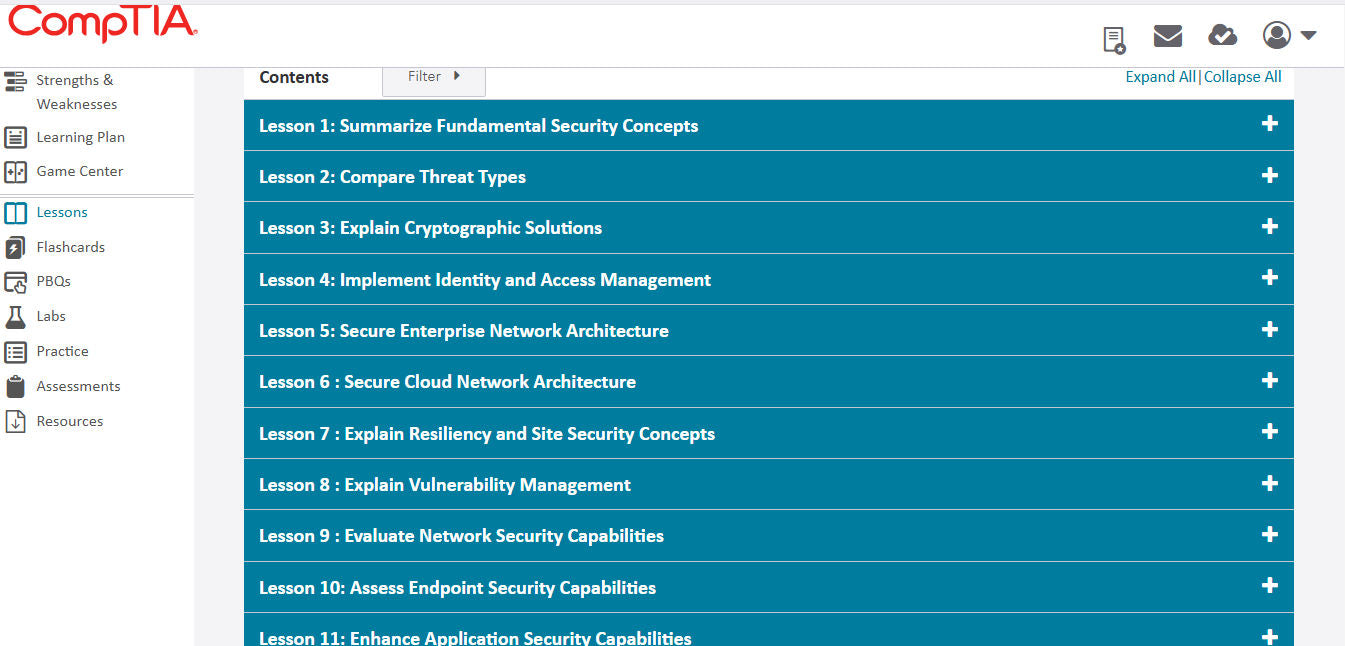 CompTIA Security+ CertMaster Learn + Labs (SY0-701)