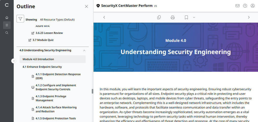 CompTIA CertMaster Perform – SecurityX CASP+ CAS-005 Individual License